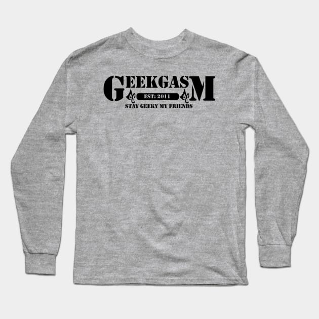 Geekgasm Work Out Tee Long Sleeve T-Shirt by Aggressive Comix